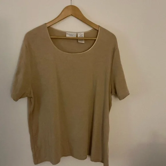 Worthington Beige Sleeveless Top - Picture 4 of 6